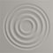 Ekena Millwork 19 5/8in. W x 19 5/8in. H Wade EnduraWall Decorative 3D Wall Panel Covers 2.67 Sq. Ft. WP20X20WDAMB - alternate 3